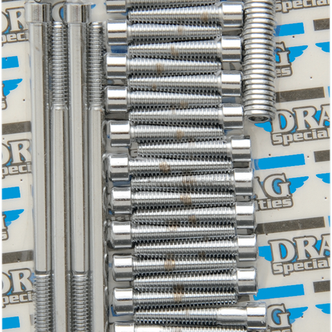 DRAG SPECIALTIES Bolt Kit Transmission Smooth FL 7-17 Bolt Set - Team Dream Rides
