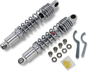 DRAG SHOCKS Premium Ride-Height Adjustable Shocks - Chrome - Standard - 13.5" Premium Ride-Height Adjustable Shocks — 13.00" - Team Dream Rides