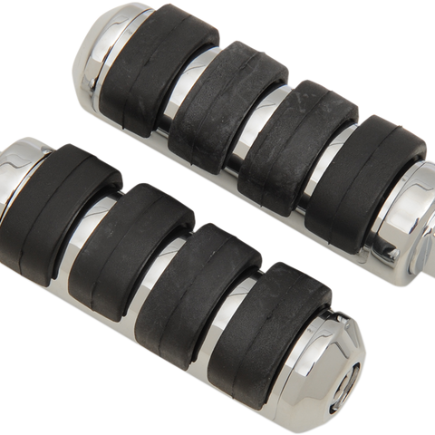 DRAG SPECIALTIES Small Footpegs - Passenger - Male Soft-Ride Footpegs - Team Dream Rides