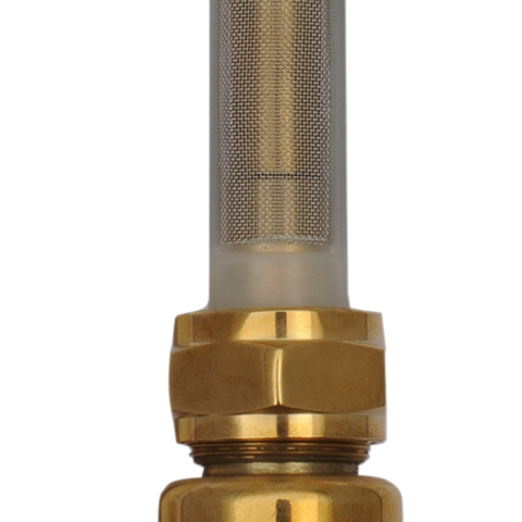 DRAG SPECIALTIES Petcock - Bronze - Round - Rear Fuel Petcock - Team Dream Rides