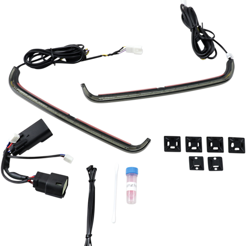 CUSTOM DYNAMICS LED Low-Profile BAGZ™ Accent Lights - '09-'13 Smoked Lens LED Low-Profile BAGZ™ Accent Lights - Team Dream Rides