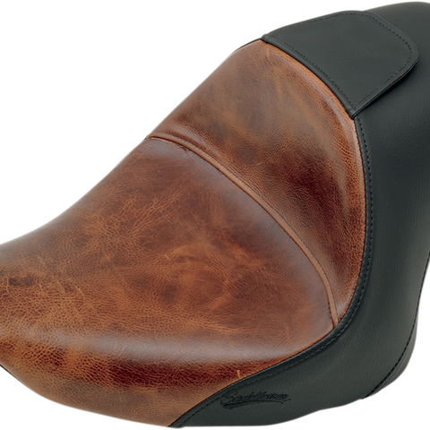 SADDLEMEN Lariat Seat - Softail '06-'17 Renegade™ Lariat Leather Solo Seat - Team Dream Rides