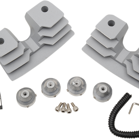 DRAG SPECIALTIES Spark Plug Cover Silver 99-17 Twin Cam Spark Plug/Head Bolt Cover - Team Dream Rides