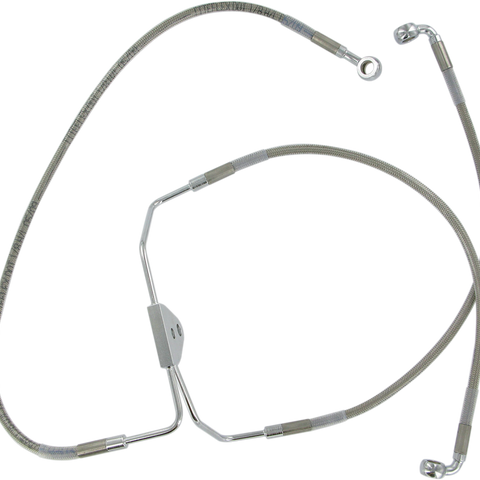 DRAG SPECIALTIES Brake Line -Non ABS Stainless Steel Brake Line Kit - Team Dream Rides