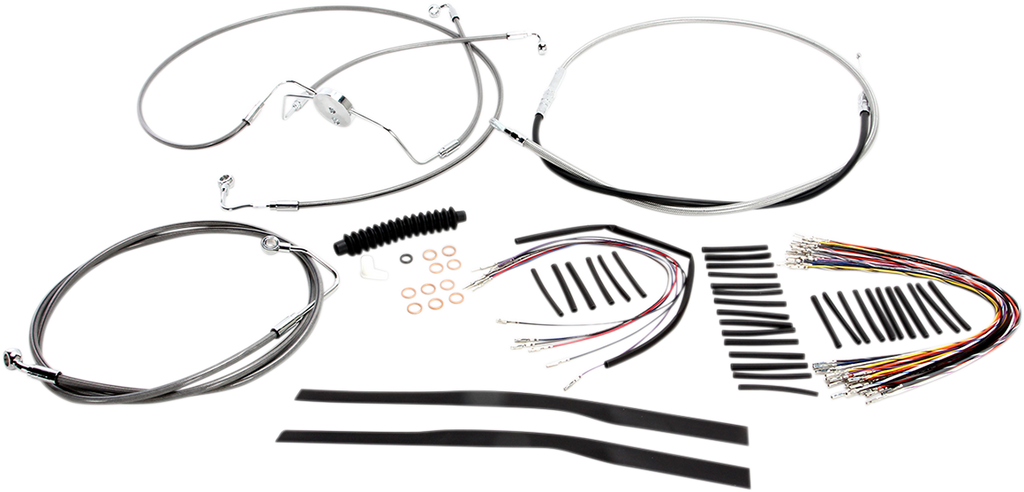 MAGNUM Stainless Steel XR Control Cable Kit XR Handlebar Installation Kit - Team Dream Rides