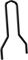DRAG SPECIALTIES Sissy Bar - 15.5"H X 11"W - Black Square Sissy Bar - Team Dream Rides