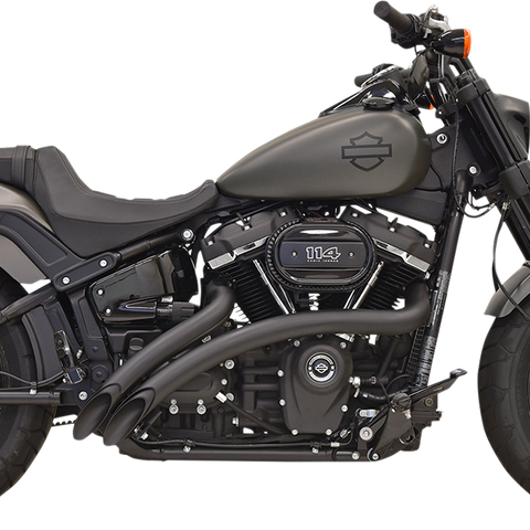 BASSANI XHAUST Radial Sweeper Exhaust - Black Radial Sweeper Exhaust - Team Dream Rides