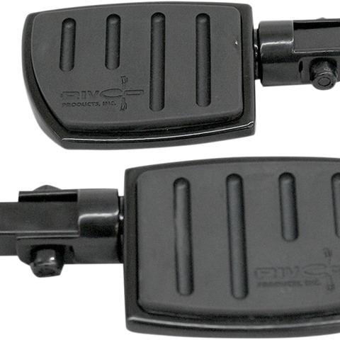 RIVCO PRODUCTS Flatfoot Wide Pegs - Black Flatfoot Pegs - Team Dream Rides