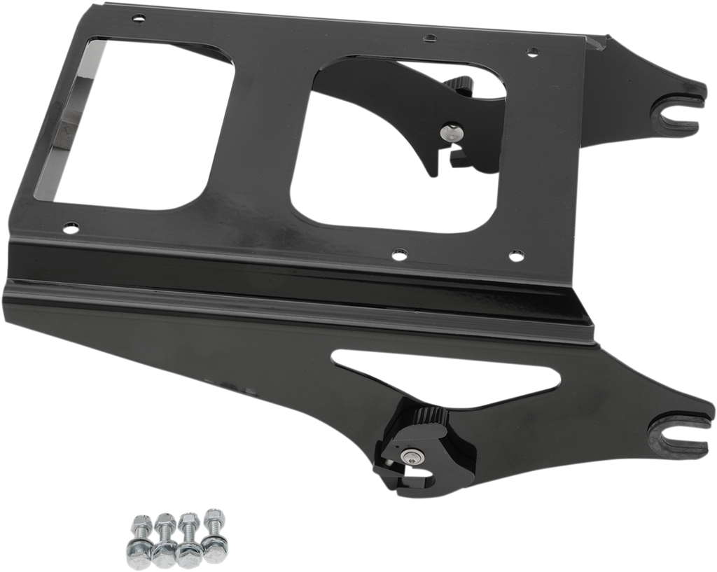 DRAG SPECIALTIES Tour Box Mount - Black Quick Detach Tour Box Mount - Team Dream Rides