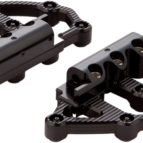 ARLEN NESS MX Passenger Boards - Black MX Billet Floorboards - Team Dream Rides