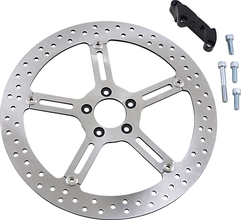 ARLEN NESS Big Brake Rotor - 15" Left - Harley-Davidson Big Brake Floating Rotor Kit - Team Dream Rides