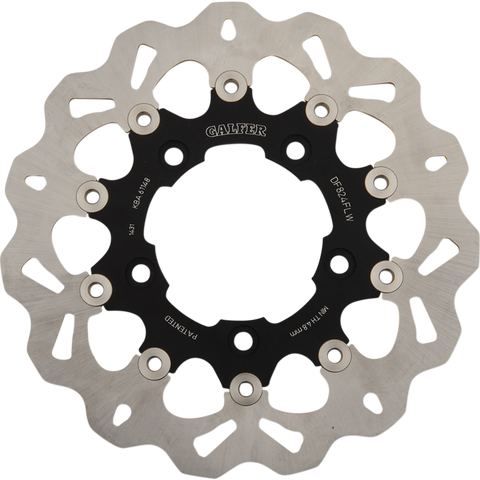 GALFER Wave® Brake Rotor - Rear - Black Carrier Wave® Brake Rotors - Team Dream Rides