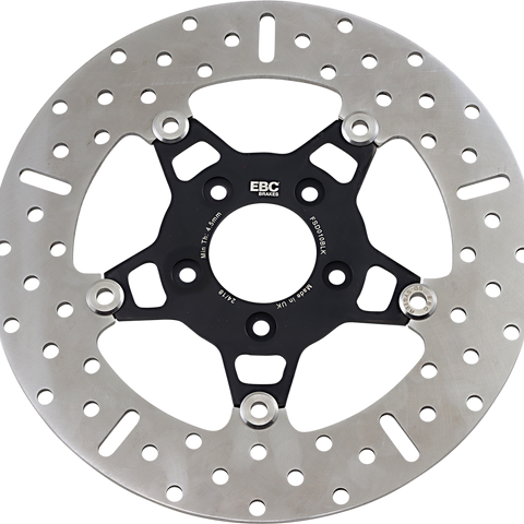 EBC Brake Rotor - Black Carrier - FSD010BLK FSD Series Stainless Steel Front Brake Rotor for Big Twins - Team Dream Rides