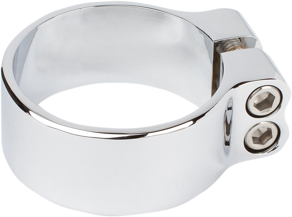 ARLEN NESS Chrome Exhaust Clamp - 2.5" Super Clamp for Slip-On Muffler - Team Dream Rides