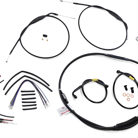 BURLY BRAND Handlebar Cable and Brake Line Kit for 14
