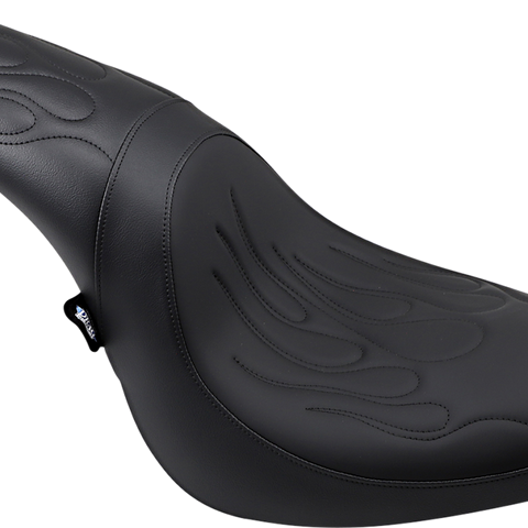 DRAG SPECIALTIES SEATS Predator Seat - Flame Stitched - FXST '06-'10 Predator 2-Up Seat - Team Dream Rides