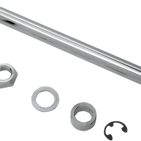 DRAG SPECIALTIES Axle - Rear - Chrome - 08-17 FXST Chrome Axle Kit - Team Dream Rides