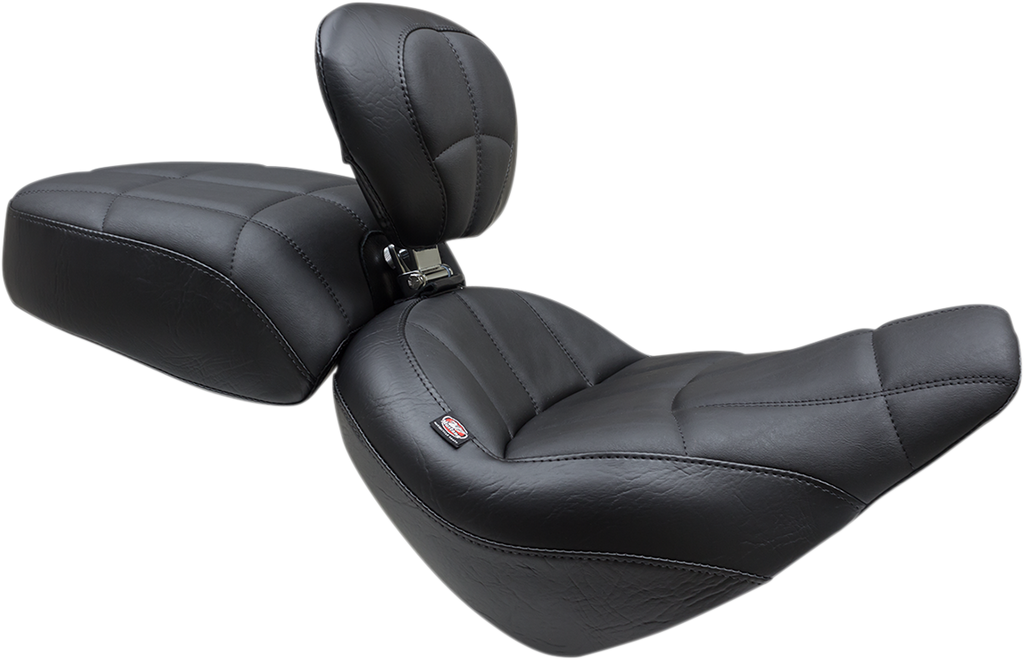 MUSTANG Solo Touring Seat - Driver's Backrest - FXBB Touring Seat - Team Dream Rides