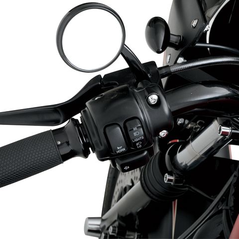 TODD'S CYCLE Shooter Mirror - Left - Black Shooter Mirror - Team Dream Rides