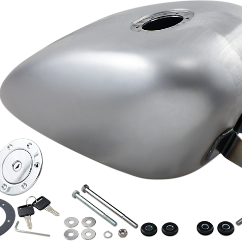DRAG SPECIALTIES Gas Tank - Aero-Style Gas Cap - 3.3 Gallon Gas Tank for Sportster - Team Dream Rides