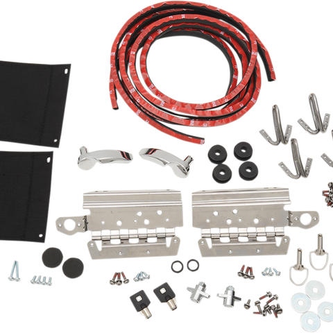 DRAG SPECIALTIES Saddlebag Lid Hardware Kit Saddlebag Lid Hardware Kit - Team Dream Rides
