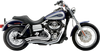 COBRA Speedster Swept Short Exhaust - Chrome - '12-'17 Dyna Speedster Swept Short Exhaust System - Team Dream Rides