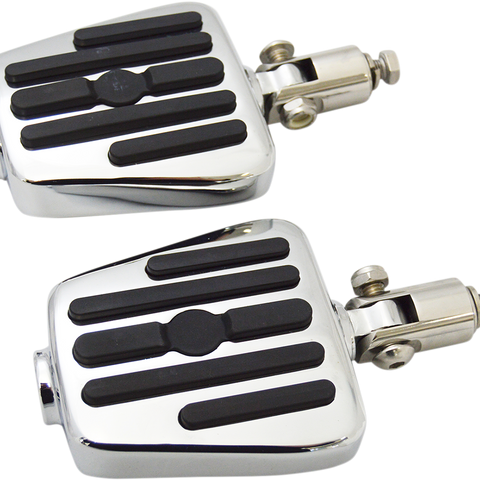 RIVCO PRODUCTS Mini Floorboard - Chrome Mini Floorboard - Team Dream Rides