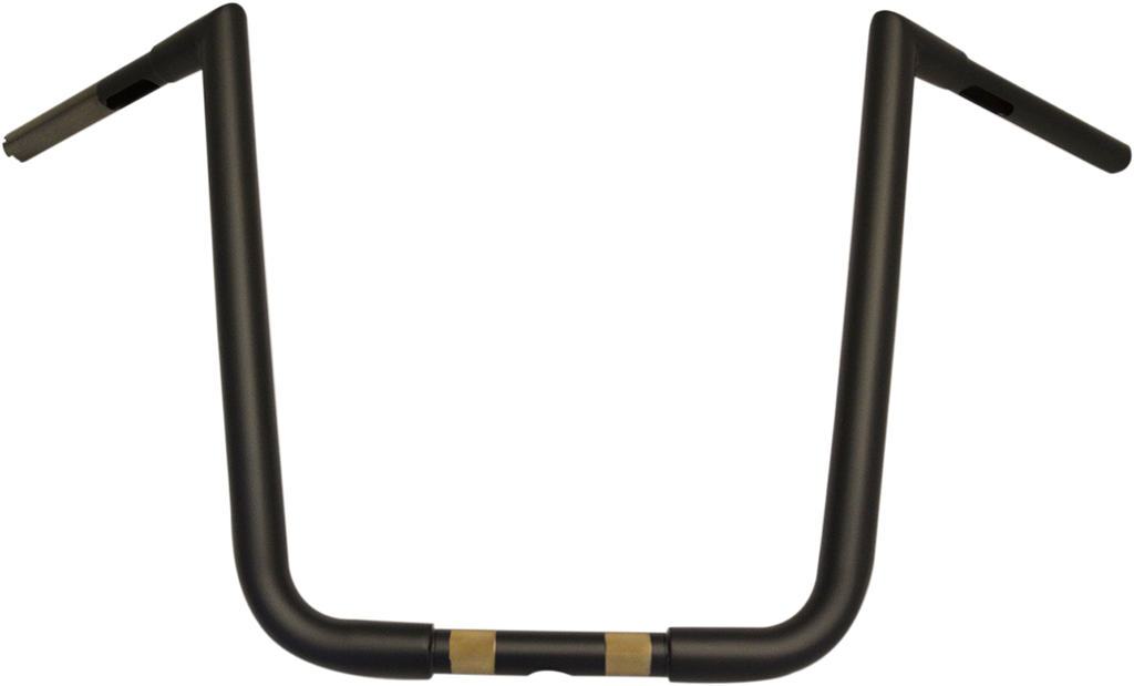 LA CHOPPERS Flat Black 16" Big Twin Peaks Handlebar 1-1/4" Twin Peaks Big Twin Handlebar - Team Dream Rides