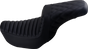 SADDLEMEN Step Up Seat - Tuck and Roll/Lattice Stitched - Black Step Up Seat — Rear Lattice Stitch/Tuck and Roll - Team Dream Rides