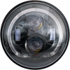 RIVCO PRODUCTS 7" LED Headlight - Black Illuminati LED Headlight Assembly - Team Dream Rides