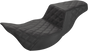 SADDLEMEN Step Up Seat - Lattice Stitched - FLH Step Up Seat — Lattice Stitched - Team Dream Rides