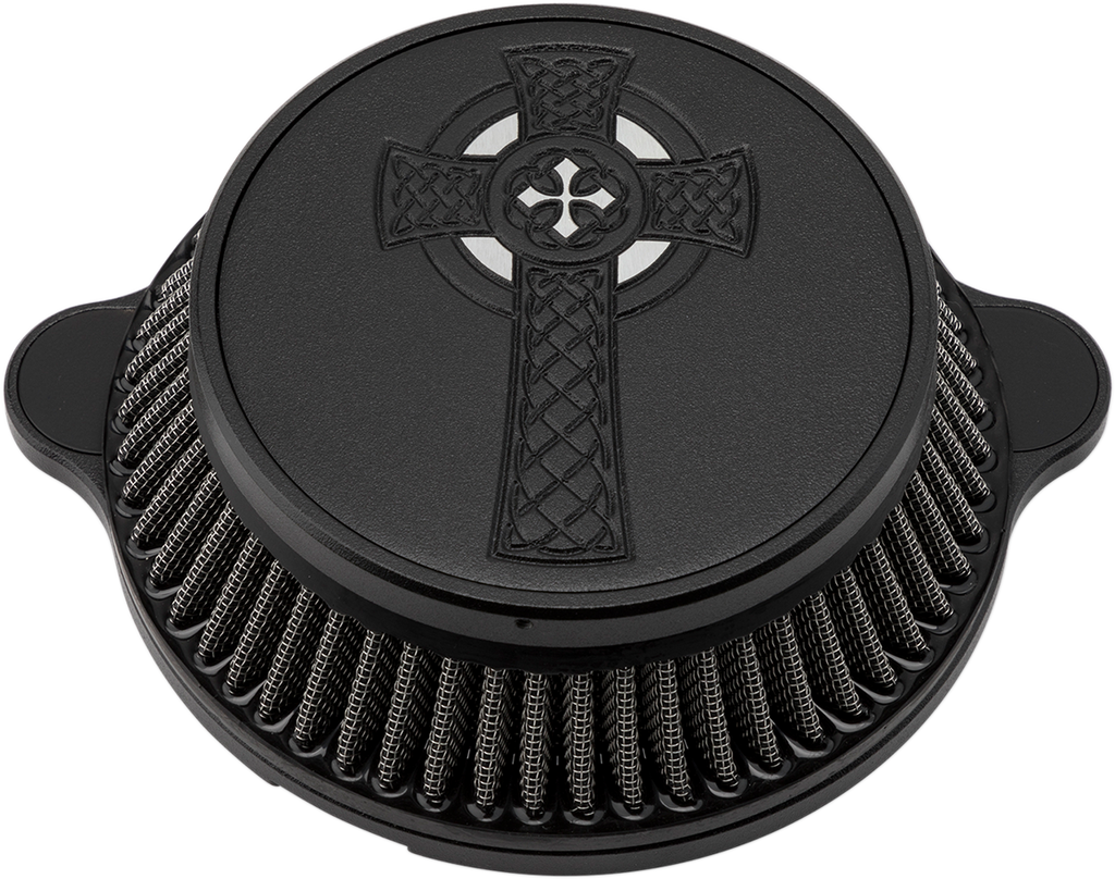 LA CHOPPERS Air Cleaner M8 Celtic Cross Black Air Cleaner Kit — Celtic Cross - Team Dream Rides