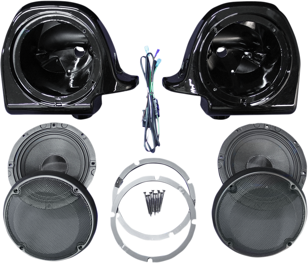 J & M Lower Fairing Speaker Rokker® XXR 6.71" Speaker Kit - Team Dream Rides