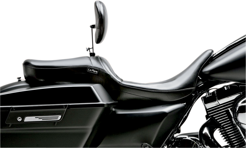 LE PERA Maverick Seat - Smooth - Backrest - FL '08-'19 Maverick 2-Up Seat - Team Dream Rides