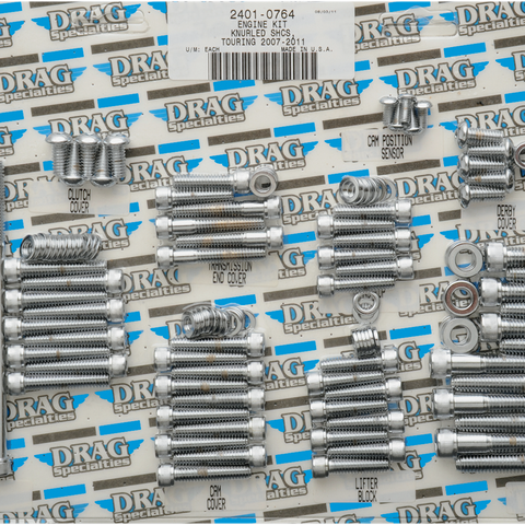 DRAG SPECIALTIES Bolt Kit Motor Knurled FL 07-16 Bolt Set - Team Dream Rides