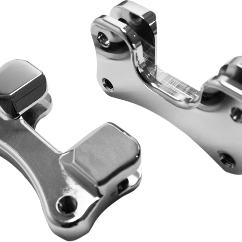 DRAG SPECIALTIES Fender-To-Fork Adapters - Chrome Fender to Fork Adapter for 21