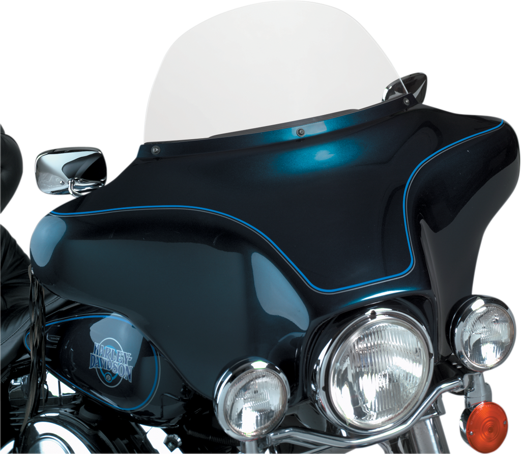 MEMPHIS SHADES HD Windshield - 12" - Clear - FLHT '96-'13 Replacement Lucite Windshield - Team Dream Rides