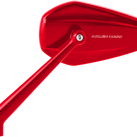 ARLEN NESS Mini Stocker Right Mirror - Red Mini Stocker Mirror - Team Dream Rides