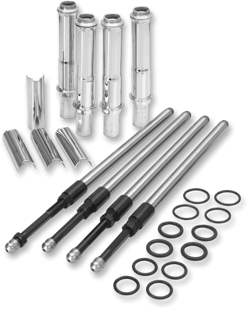 S&S CYCLE Pushrods with Tubes - Twin Cam Pushrod Kit with Cover - Team Dream Rides