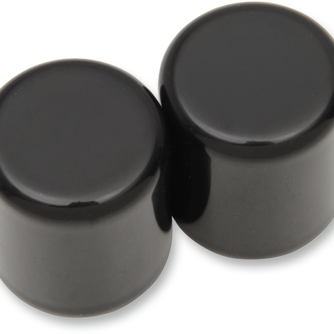 DRAG SPECIALTIES Docking Covers - Large - Black Magnetic Docking Points Covers - Team Dream Rides