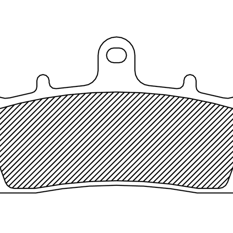 DRAG SPECIALTIES Sintered Brake Pads - FAD424HH Sintered Brake Pads - Team Dream Rides