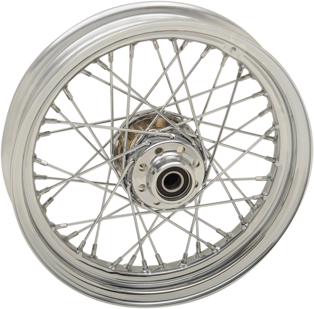 DRAG SPECIALTIES Wheel - Front - 16 x 3" -  07-17 FLST Replacement Laced Wheel - Team Dream Rides