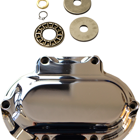 TRASK Clutch Actuator Cover - Chrome - Hydraulic Hydraulic Clutch Side Cover - Team Dream Rides