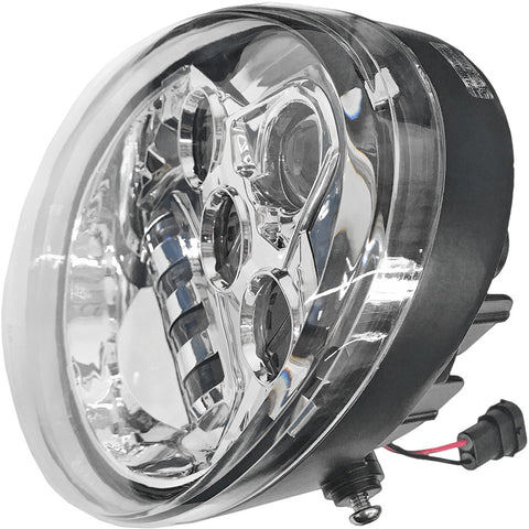 VROD LED HEADLIGHT CHROME - Team Dream Rides