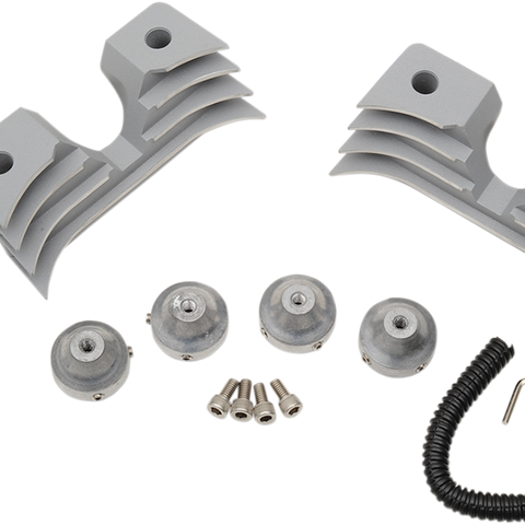 DRAG SPECIALTIES Spark Plug Cover Silver 04-17 Sportster Spark Plug/Head Bolt Cover - Team Dream Rides