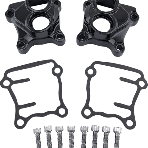 DRAG SPECIALTIES Lifter Cover - Black - Twin Cam Lifter Cover - Team Dream Rides