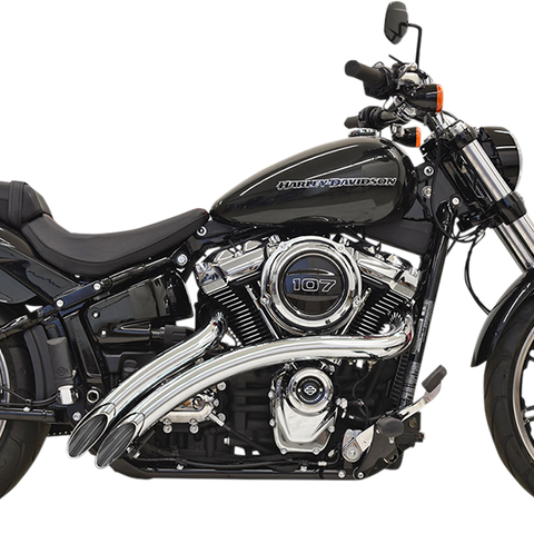 BASSANI XHAUST Radial Sweeper Exhaust - Chrome Radial Sweeper Exhaust - Team Dream Rides
