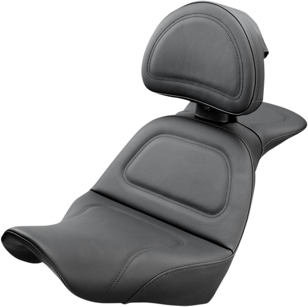 SADDLEMEN Explorer Seat - Backrest Explorer™ Seat — Includes Backrest - Team Dream Rides