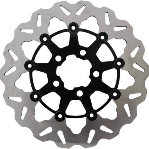 GALFER Wave® Brake Rotor - Rear - Black Carrier Wave® Brake Rotors - Team Dream Rides