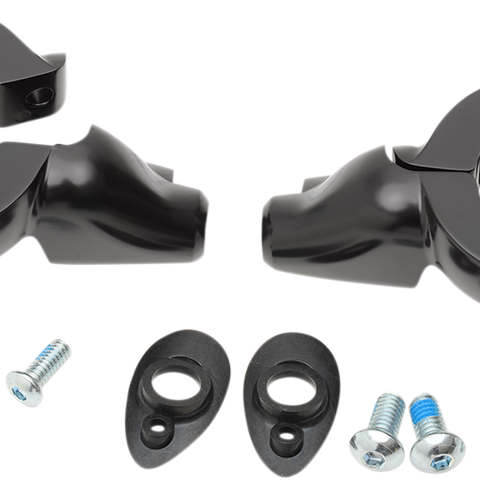 DRAG SPECIALTIES Turn Signal Mount - 39mm - Black Turn Signal Fork Clamps - Team Dream Rides